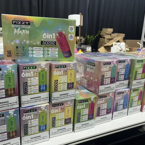 Fizzy Max III 6in1 60KPuffs Disposable Vape Wholesale