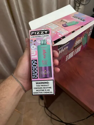 Click to view full screen Fizzy 60000 Puffs 6 in 1 Flavors Disposable Vape