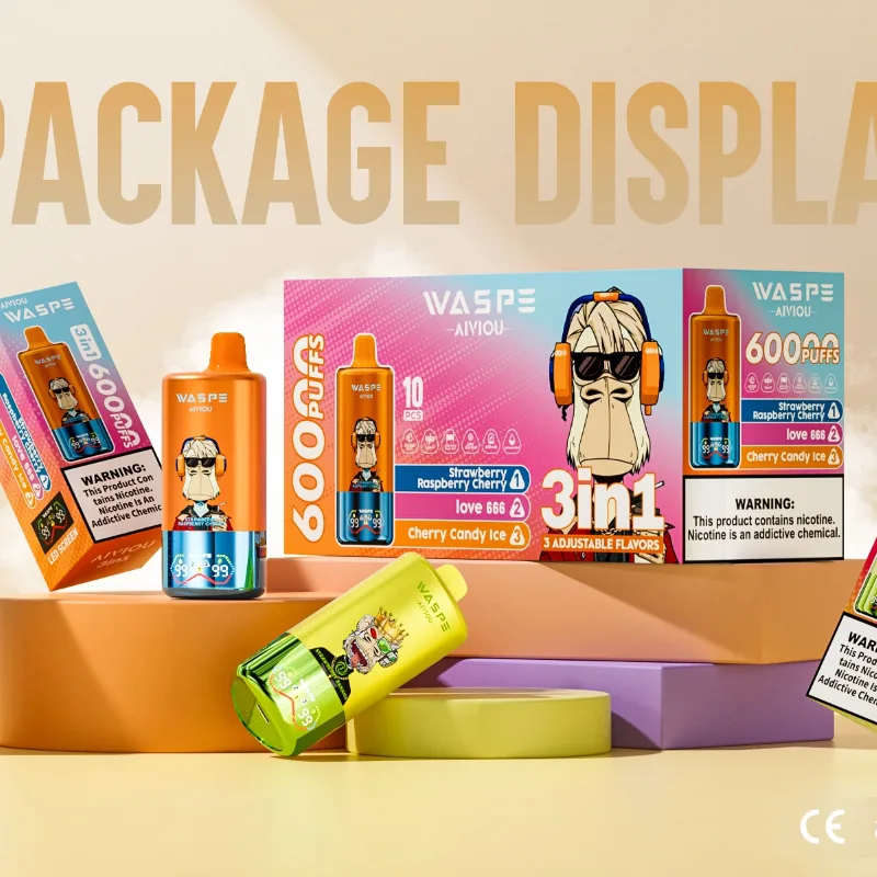 WASPE 3in1 Disposable Vape Package Display