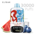 ELFBAR COMBO PRO 30000 disposable vape dual flavor with Watermelon Ice&Blueberry