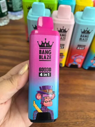 Click to view full screen Bang Blaze 60000 Puffs Disposable Vape | 56ml 4 in 1 Flavor Einweg photo review