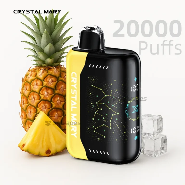 CM PulseX 20000 Puffs disposable vape in Pineapple Ice flavor