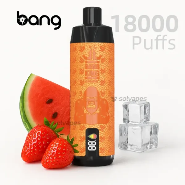 Bang King 18000 Strawberry Watermelon Disposable Vape Packaging