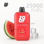 ZOOY BLAZE 25000 Watermelon Ice Disposable Vape with LED Display