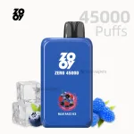 Zooy Zero 45000 disposable vape BlueRazzIce flavor 45000 puffs