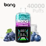 Bang Tornado 40000 Disposable Vape Blueberry Grape Flavor