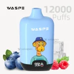 WASPE 12000 Puffs Digital Box Blueberry Raspberry Disposable Vape with Digital Display
