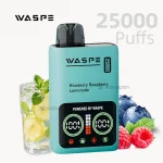 WASPE 25000 Puffs Disposable Vape Blueberry Raspberry Lemonade with LCD Display