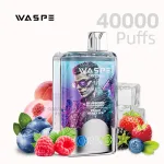 WASPE Crystal 40000 Puffs disposable vape with dual flavors