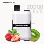 CM Space Rocket 20000 Cloud Nine 20000 Puffs disposable vape with Strawberry kiwi flavor.