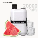 CM Space Rocket 20000 Cloud Nine 20000 Puffs disposable vape with Watermelon Ice flavor.