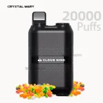CM Space Rocket 20000 Cloud Nine 20000 Puffs disposable vape with Skittles flavor.