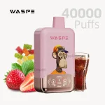 Waspe 40000 puffs dual flavor disposable vape with Gummy Bear & Strawberry Cola flavor.