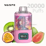 WASPE 20000 Puffs electronic cigarettes – Bulk pack with LED display