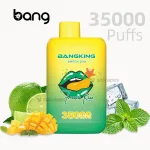 Bang King 35000 Puffs Disposable Vape Dual Flavor Mango On Lime & Cool Mint