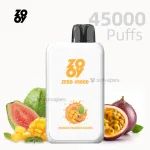 Zooy Zero 45000 disposable vape MangoPassionGuava flavor 45000 puffs