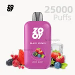 ZOOY BLAZE 25000 Mixed-Berries Vape with LED Display