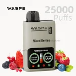 WASPE 25000 Puffs Disposable Vape Mixed Berries with LCD Display