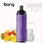 Bang Crown Bar 18000 Mixed Fruits flavor disposable vape and packaging.