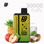 ZOOY Twins 30000 Puffs Vape – Pineapplecoconut & AppleiceDual Flavours