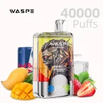WASPE Crystal 40000 Puffs disposable vape with dual flavors