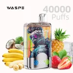 WASPE Crystal 40000 Puffs disposable vape with dual flavors