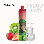 WASPE 15000 Puffs Strawberry Kiwi vape with packaging.