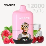 WASPE 12000 Puffs Digital Box Strawberry Raspberry Cherry Disposable Vape with Digital Display