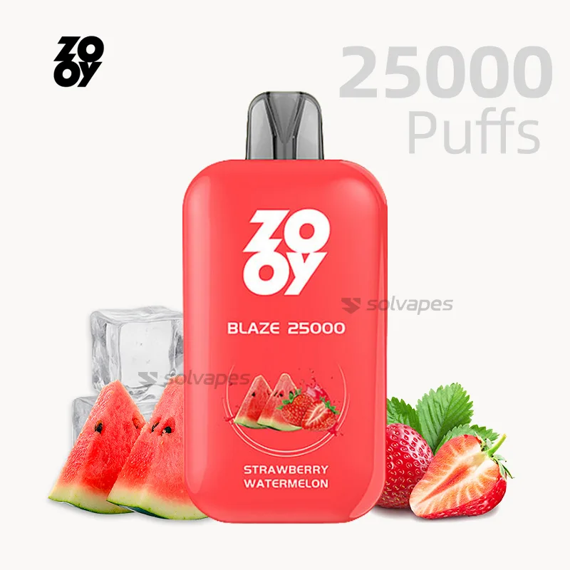 ZOOY BLAZE 25000 Strawberry-Watermelon Vape with LED Display