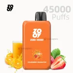 Zooy Zero 45000 disposable vape StrawberryOrangePop flavor 45000 puffs