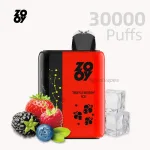 ZOOY STARS 30000 Puffs Vape – Triple-Berry-Ice with LED Display