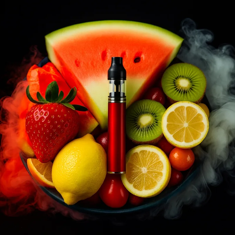 Vapes desechables frutales con sabores intensos
