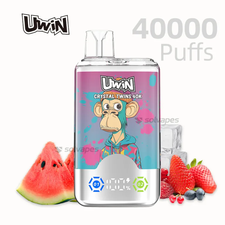 UWIN Twins Crystal 40K dual flavor disposable vape