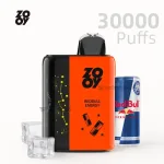 ZOOY STARS 30000 Puffs Vape – redbull with LED Display