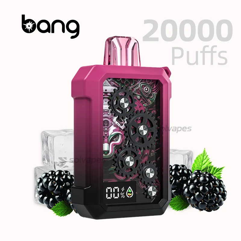 Bang Gear 20000 Puffs Disposable Vape with black dargon ice flavor