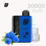 ZOOY STARS 30000 Puffs Vape – blue-Razz-ice with LED Display
