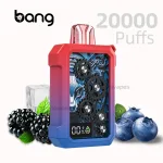 Bang 20000 Puffs Disposable Vape with blueberry Raspberry flavor