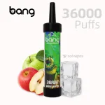 Bang King 36000 double apples disposable vape and packaging.