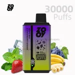 ZOOY Twins 30000 Puffs Vape – Grapemint & Strawberrybanana Dual Flavours