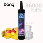 Bang King 36000 mixed fruits disposable vape and packaging.