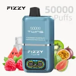 fizzy twins 50k puffs disposable vape led screen