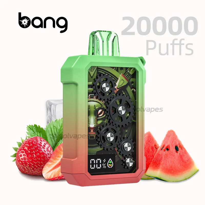 Bang Gear 20000 Puffs Disposable Vape with strawberry Watermelon flavor