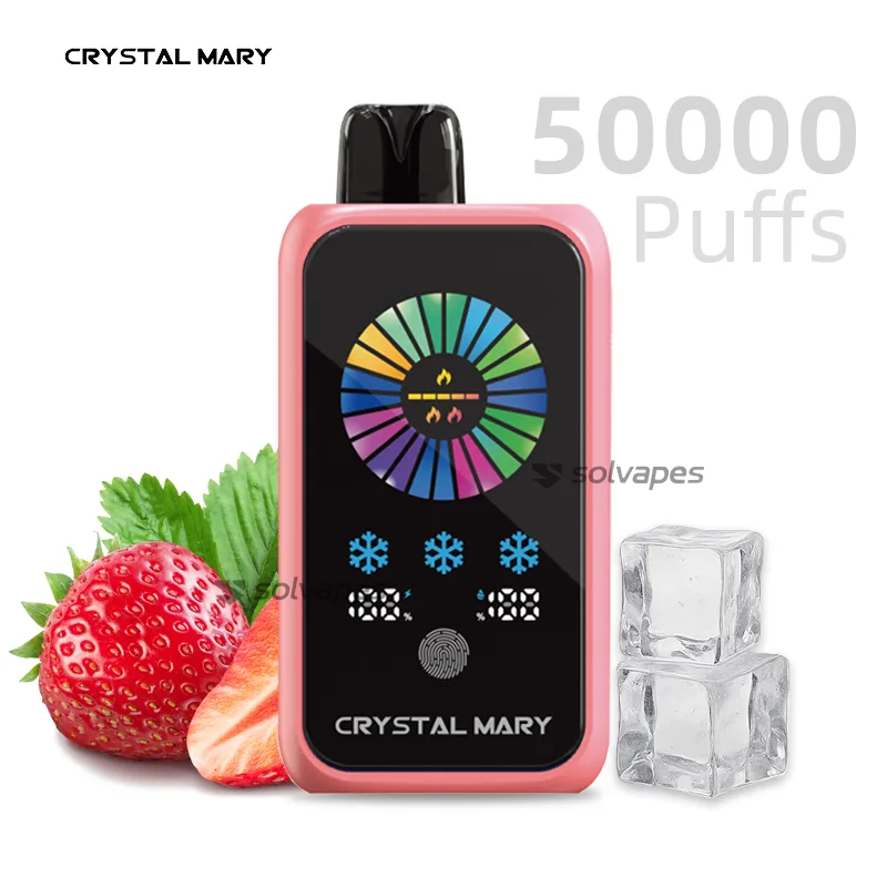 CM Groove 50000 Puffs disposable vape with smart screen and ice cubes