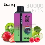 Bang King 30000 Puffs Strawberry Kiwi & Sour Apple Raspberry Disposable Vape