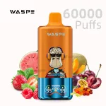 Waspe 3 in 1 60000 puffs disposable vape kit with digital display