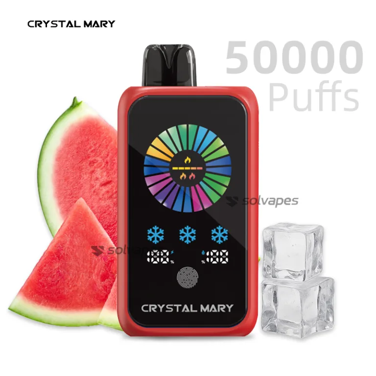 CM Groove 50000 Puffs disposable vape with smart screen and ice cubes