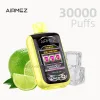 Airmez Matrix 30K Disposable Vape in pink with LEMON & LIME flavor