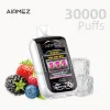 Airmez Matrix 30K Disposable Vape in pink with MXIED BERRY flavor