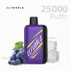 ELFWORLD MX25000 Grape Ice 25000-puff disposable vape