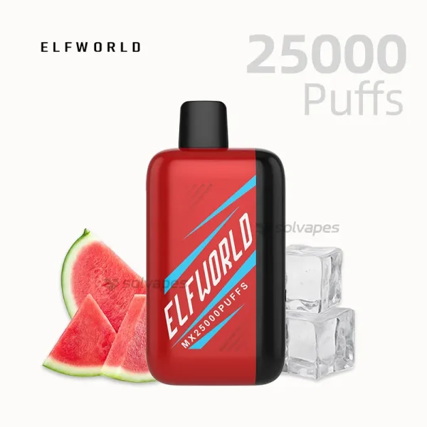 ELFWORLD MX25000 Watermelon Ice 25000-puff disposable vape